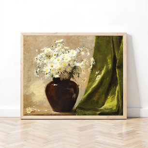 Daisies in a vase, Paul Fisher Poster