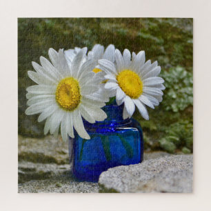 Daisies In Inkwell Jigsaw Puzzle