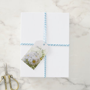 Daisies in Love- Editable Wedding Bouquet Gift Tags