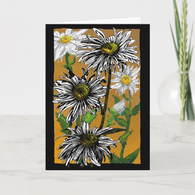 Daisies in the desert thank you card (Front)