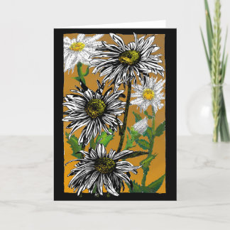 Daisies in the desert thank you card
