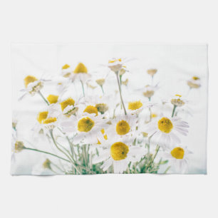 daisies in the sun tea towel