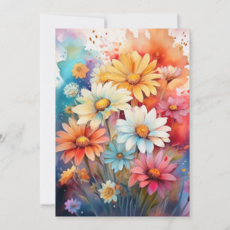 Daisies in Watercolor