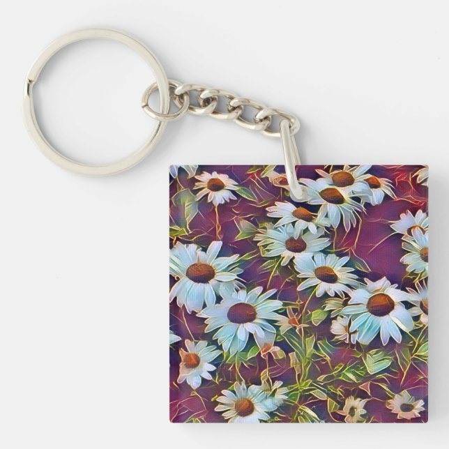 DAISIES   KEY RING (Front)