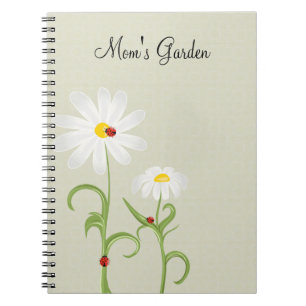 Daisies Ladybugs Personalised Journal