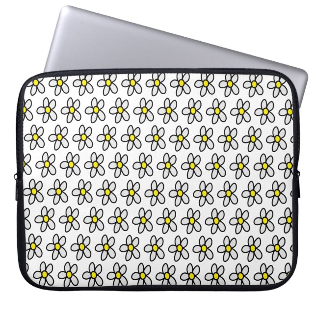 Daisies Laptop Sleeve (Front)