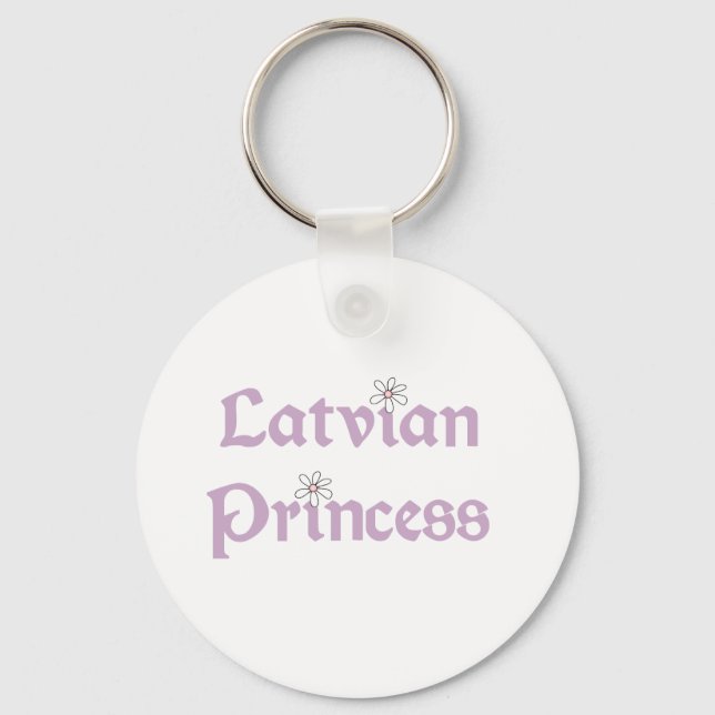 Daisies Latvian Princess Key Ring (Front)