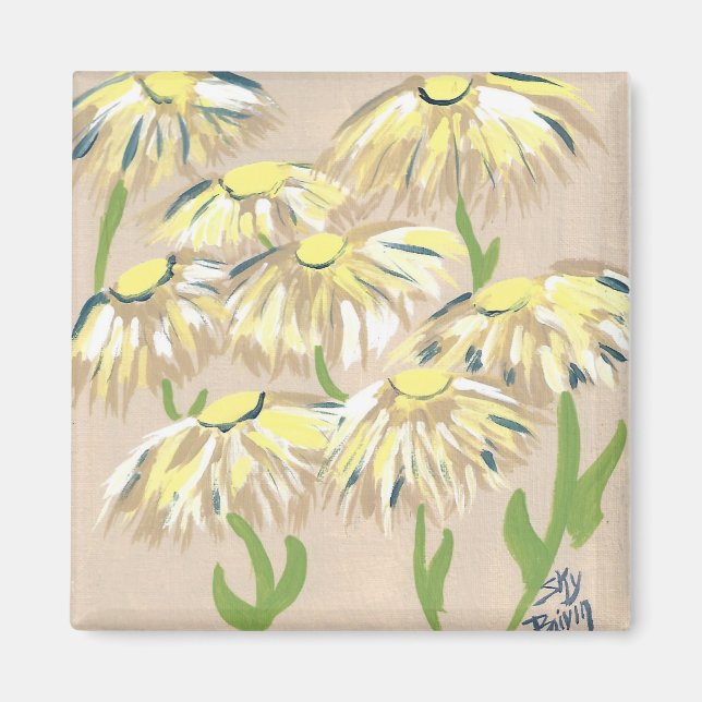 Daisies Magnet (Front)