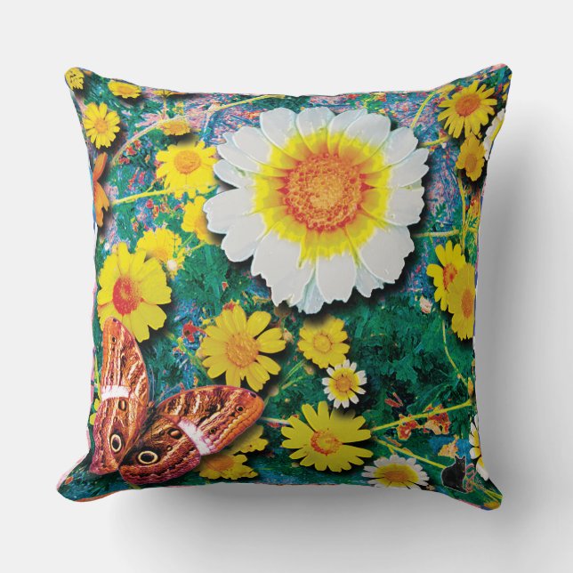 Daisies May Cushion (Front)