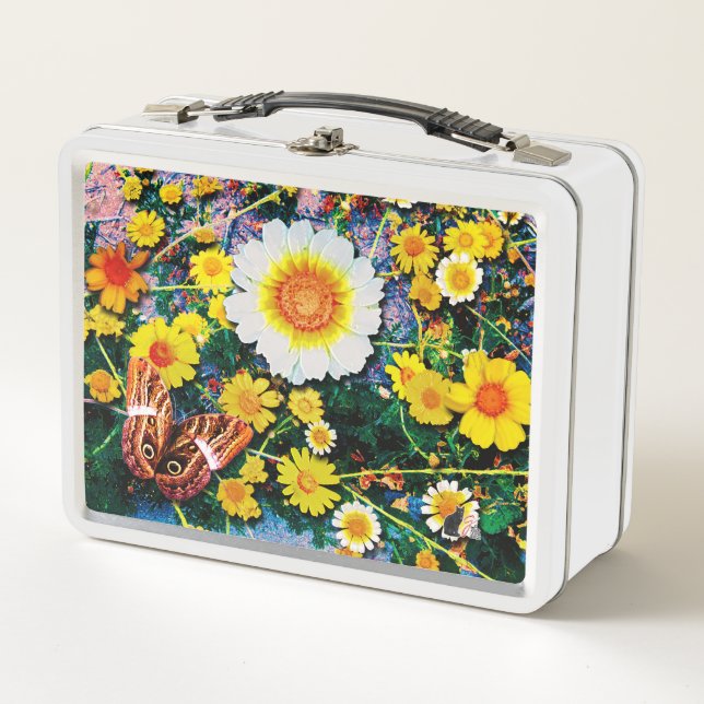 Daisies May Metal Lunchbox (Front)