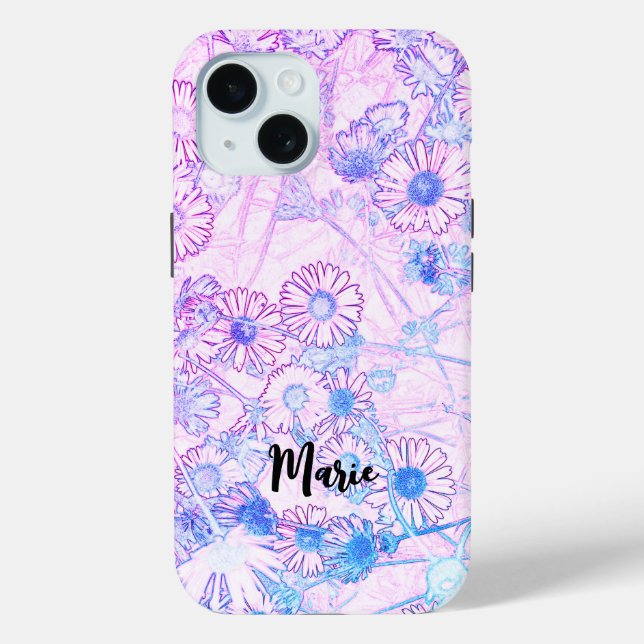 Daisies meadow pattern Case-Mate iPhone case (Back)