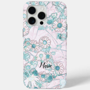 Daisies meadow pattern iPhone 15 pro max case