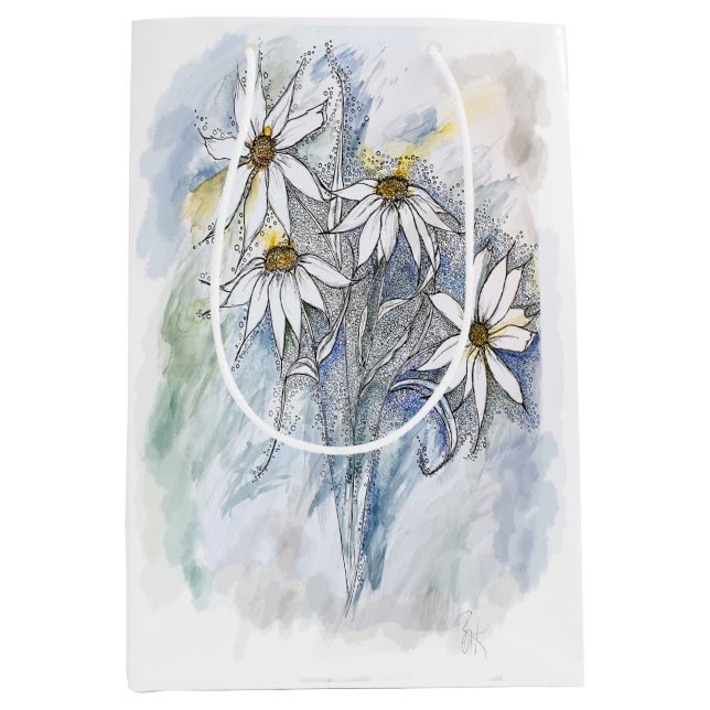 Daisies  medium gift bag (Front)