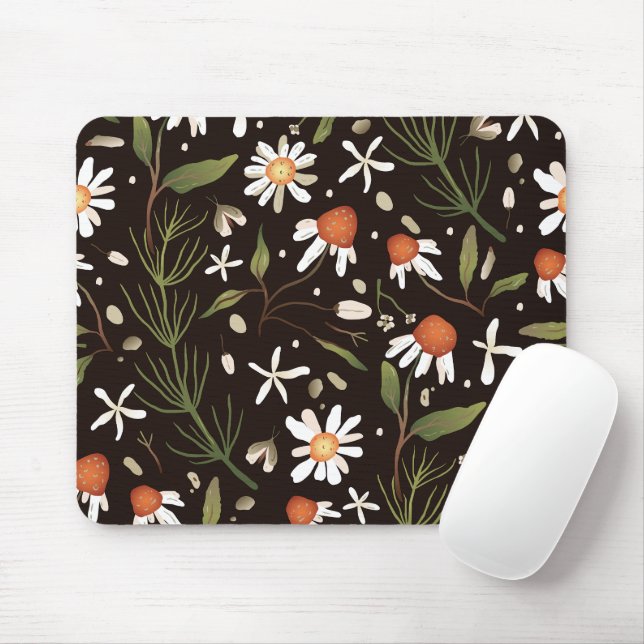 Daisies Mouse Pad (With Mouse)