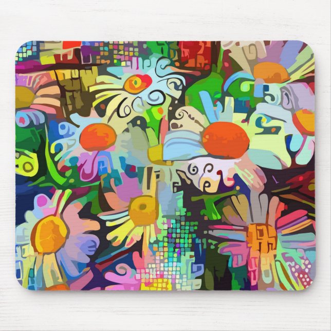 Daisies Mouse Pad (Front)