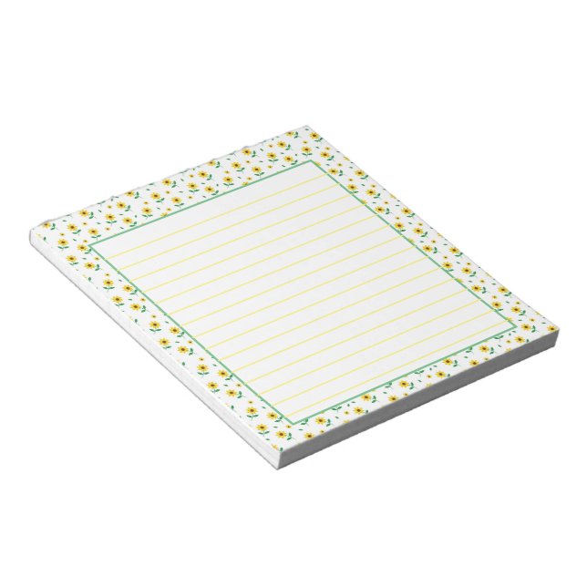 Daisies Notepad (Angled)