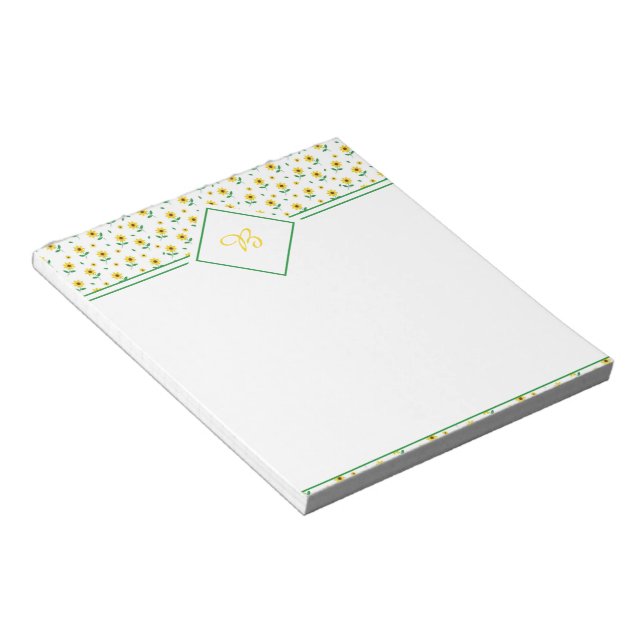 Daisies Notepad (Angled)