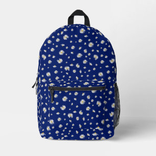 Daisies On Blue KiniArt Printed Backpack