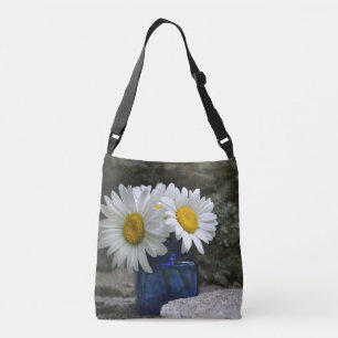 Daisies On The Rocks Crossbody Bag