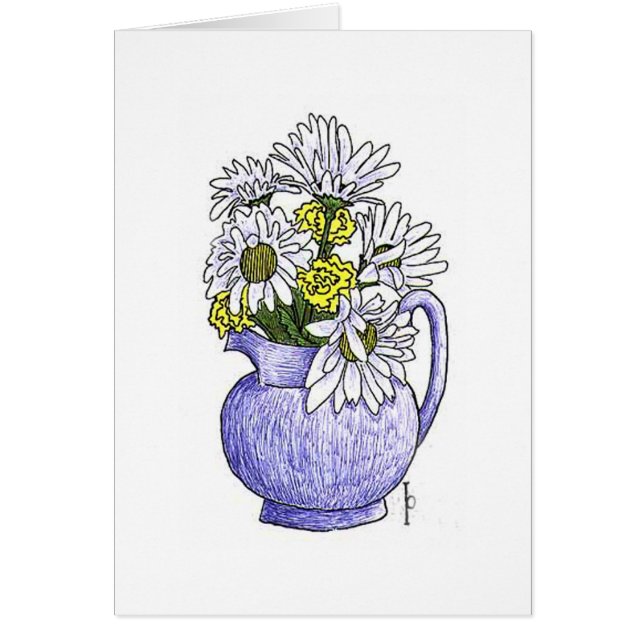 Daisies - Pen & Ink (Front)