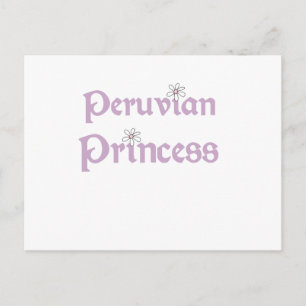 Daisies Peruvian Princess Postcard