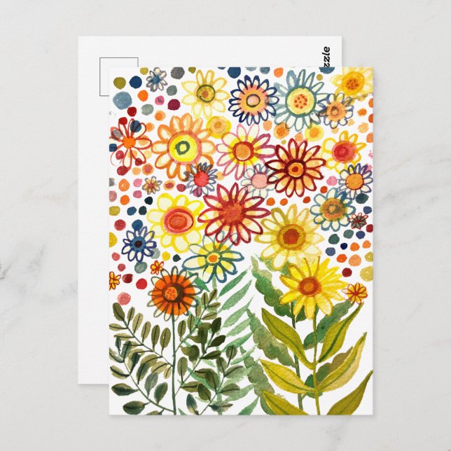 Daisies Postcard (Front/Back)