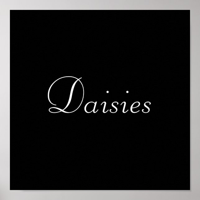 Daisies Poster (Front)