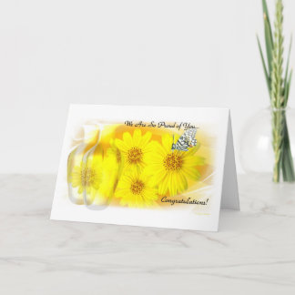 Daisies Reflected - We Are So Proud Of You Card