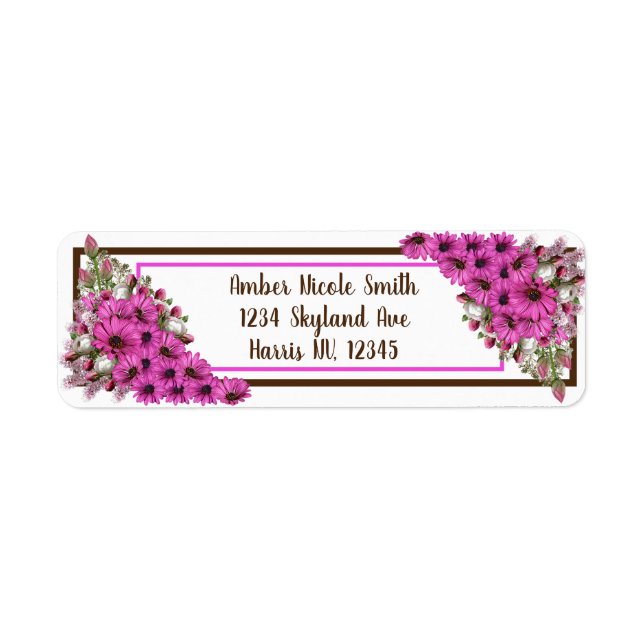 Daisies Return Address Label (Front)