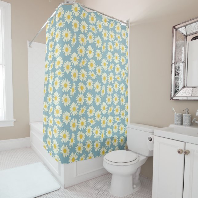 Daisies Shower Curtain (In Situ)