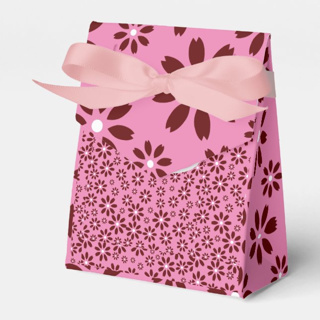 Daisies Simple Stylish Modern  Favour Box (Front Side)