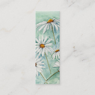 'Daisies' Small Bookmark Mini Business Card