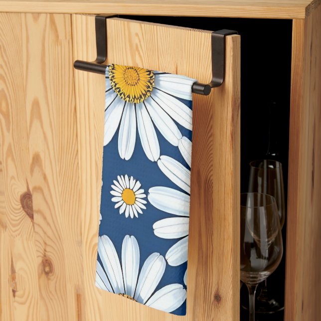 Daisies Tea Towel (Thirds Fold)