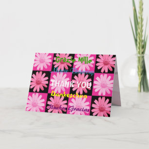 Daisies Thank You Card