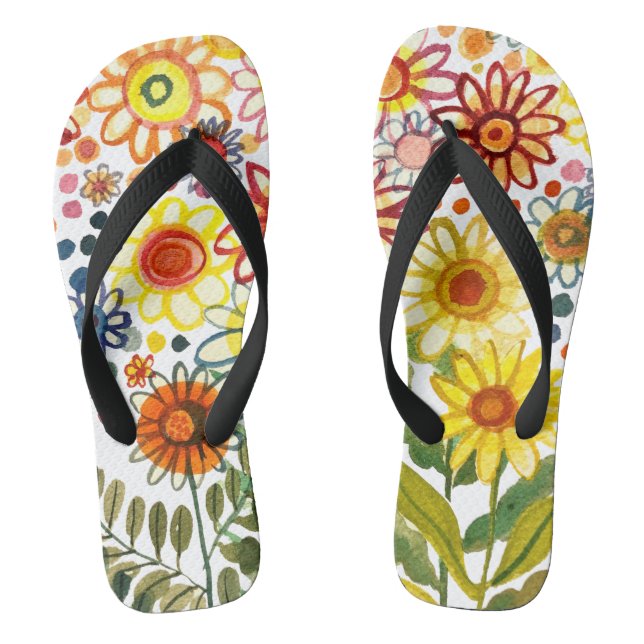 Daisies Thongs (Footbed)