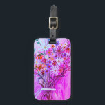 Daisies Wildflower Bouquet Watercolor Pink Luggage Tag<br><div class="desc">Add some flair to your luggage with this pretty colourful flower pattern. Hand painted by me, for you! Check my shop for more colours and patterns, plus matching accessories like flip flops, totes, bathmats, towels, cosmetic pouches, mugs and shower curtains. You can always add your own text. Let me know...</div>