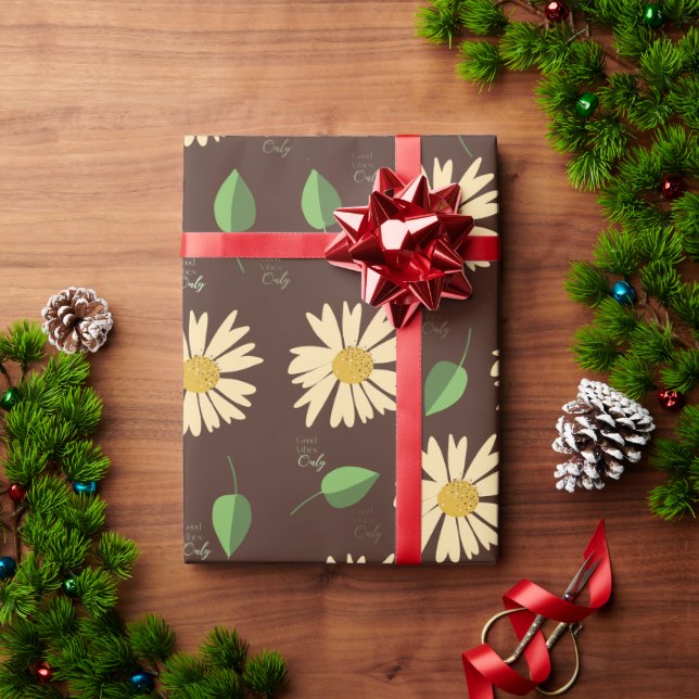Daisies  wrapping paper (Holiday Gift)