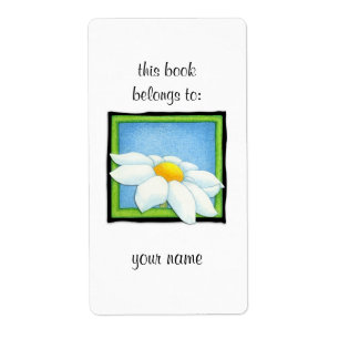 Daisy 2 Bookplate Label