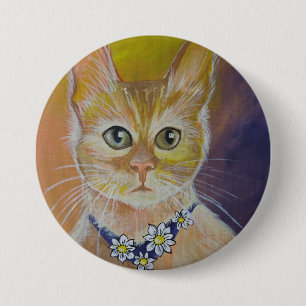 Daisy 7.5 Cm Round Badge