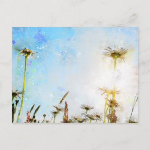 Daisy  -     - Acrylic Print Postcard