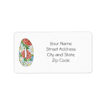 Daisy Address Label to Personalise or Customise