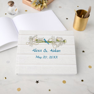 Daisy and Pearls Wedding Bouquet Guest Book