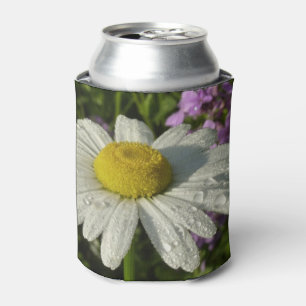 Daisy and Summer Lilac Botanical Can Cooler