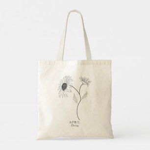 Daisy - April birth month flower Tote Bag