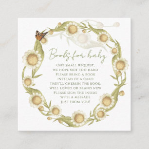 Daisy Baby in Bloom Books for Baby Wildflower Enclosure Card