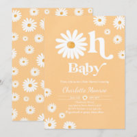Daisy Baby Shower Bohemian Floral Chic Baby Shower