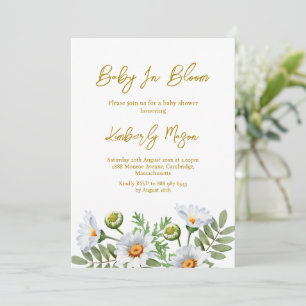 Daisy Baby Shower Invitation