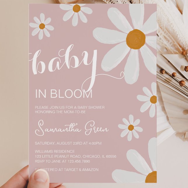 Daisy Baby Shower Invitation (Creator Uploaded)