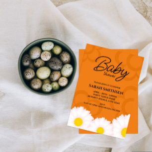 Daisy Baby Shower Invitation
