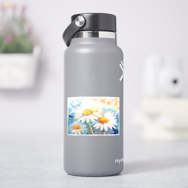 Daisy backgrounds painting  (HydroFlask)